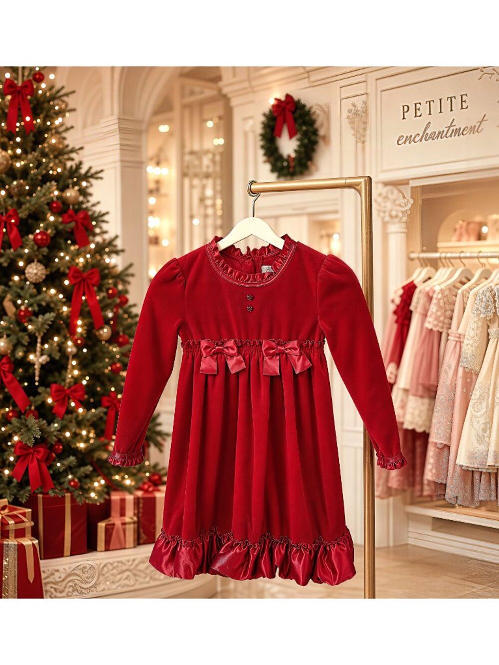 Heirloom Girls Red Dress size 5T